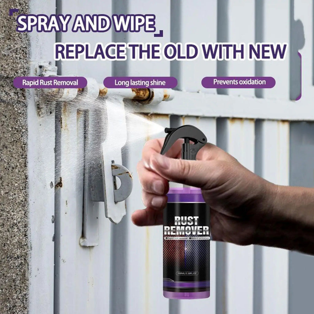 100ml Removal Cleaning Spray Rust Remover For Metal Rust Removal Spray for Beginners Family Automotive Interior Truck SUVs