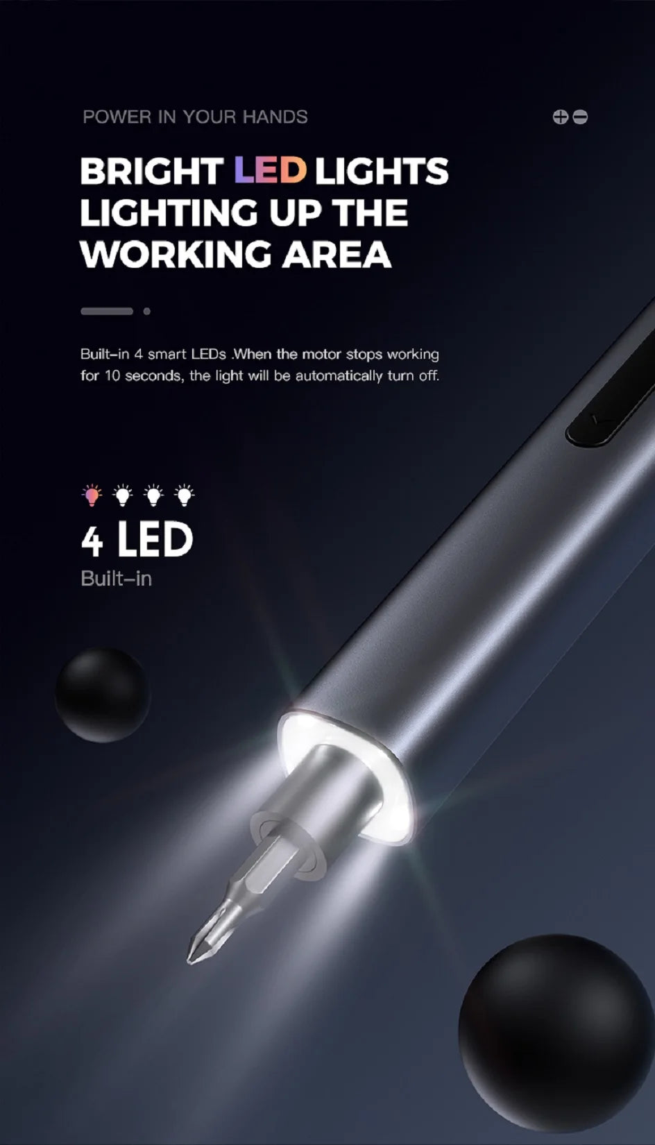 57-in-1 Precision Screwdriver Set | Rechargeable | Cordless