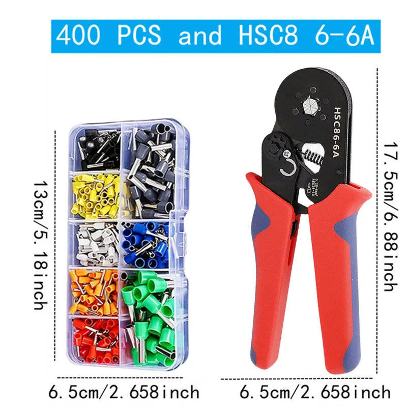 VE Tubular Crimp Terminal Kit | Insulated Ferrules | Boxed Assortment