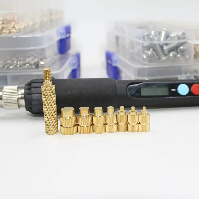 Brass Insert Nut Kit | M2–M4 Heat-Set | 3D Printer Accessory