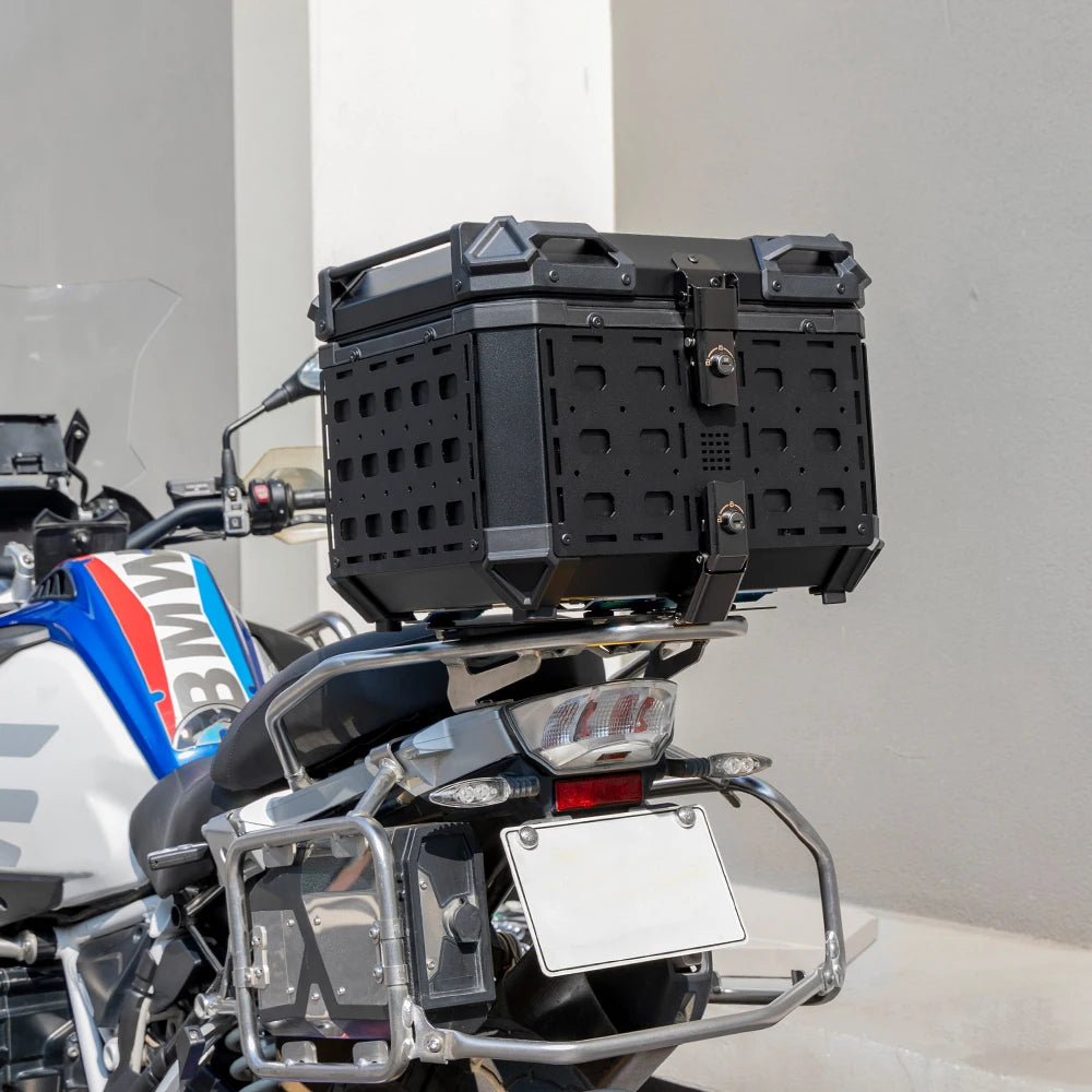 45L Aluminum Top Case | Lockable Rear Luggage Box