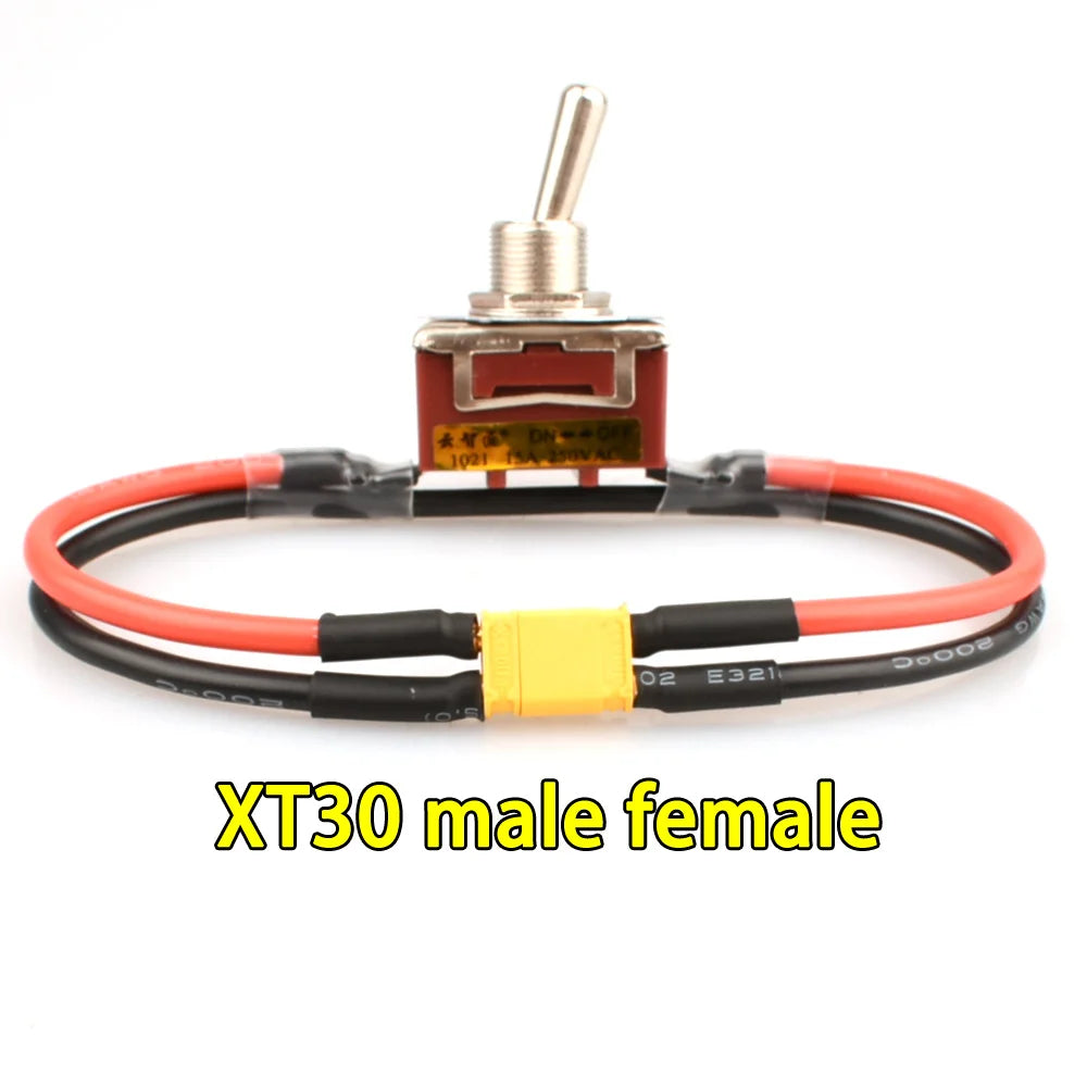 XT30 High-Load Power Switch | On-Off Toggle | RC & E-Bike