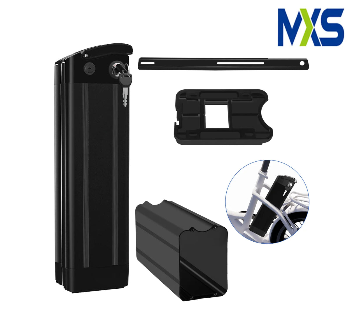 Silver Fish Battery Box | Holds 90x 18650 Cells | E-Bike Case