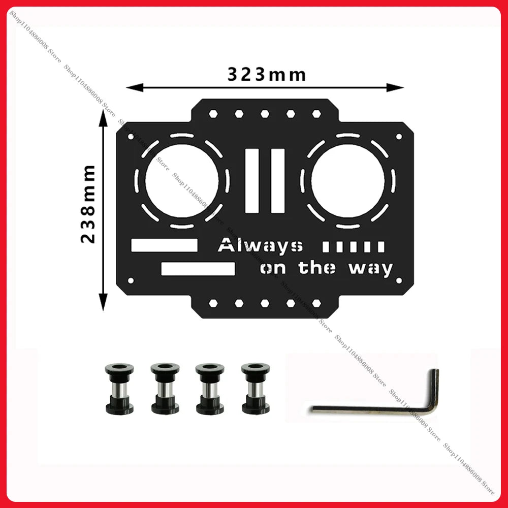 Top Case Molle Panel | Aluminum Alloy | Universal Quick Mount