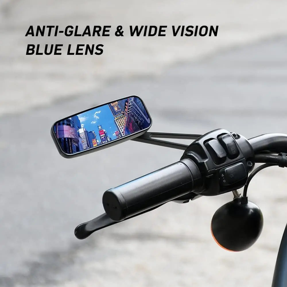 Universal Side Mirrors | Adjustable Rear-View Pair | 8mm/10mm Thread