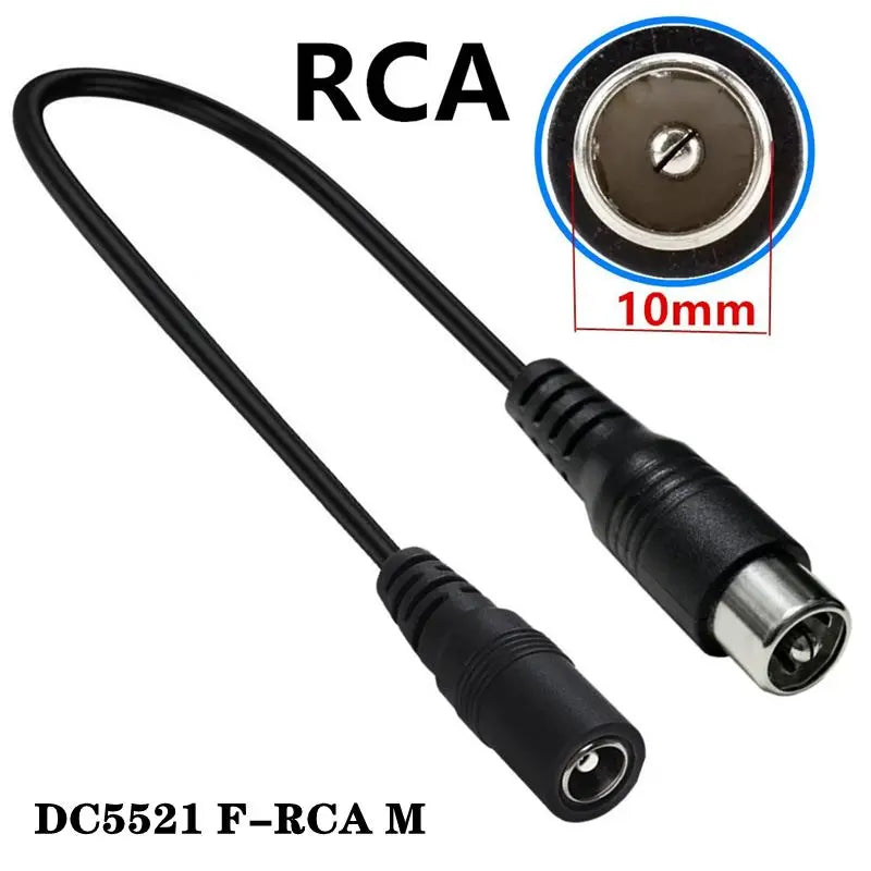 22 # 20 # Copper Core DC5521 Female to Video/Product Head/Aviation Head/RCA/XLR Balance Car Electric Vehicle Conversion Line