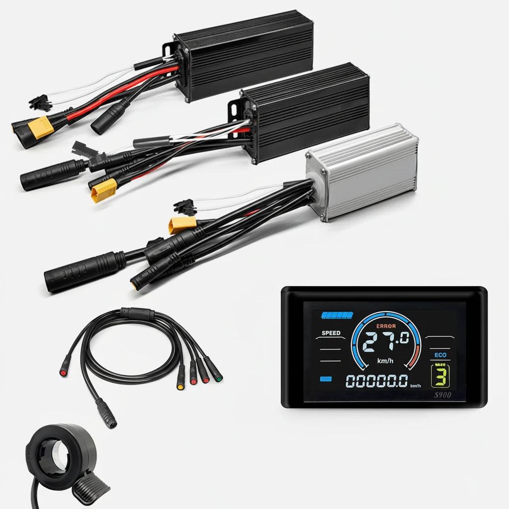 Sine Wave E-Bike Controller | 17/26/30A 24-48V Waterproof | S966 NFC