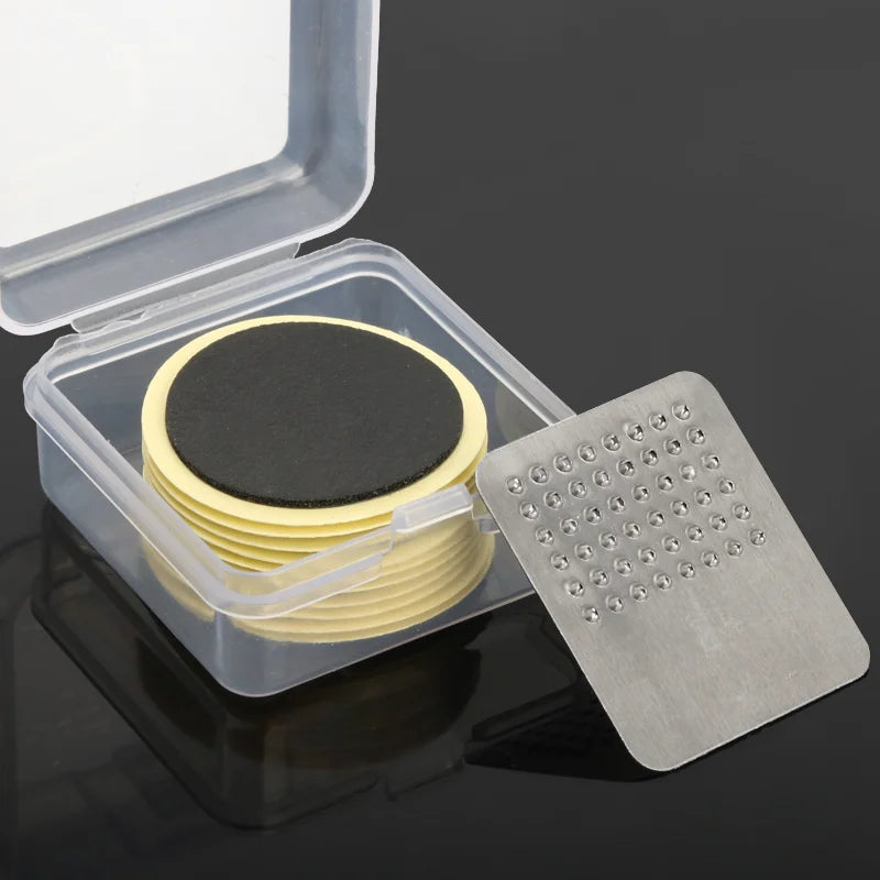 Glueless Tire Patch Kit | 10 Self-Adhesive Patches