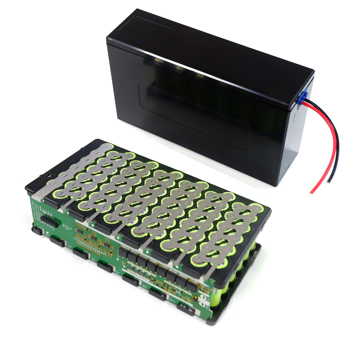 48V 20Ah Li-ion Battery Box Kit | 13S6P Case + 20A BMS | E-Bike