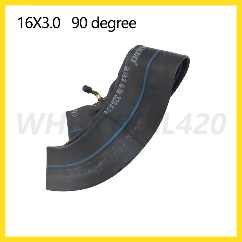 16x3.0 Inner Tube | 90° Bent Valve | E-Scooter & E-Bike