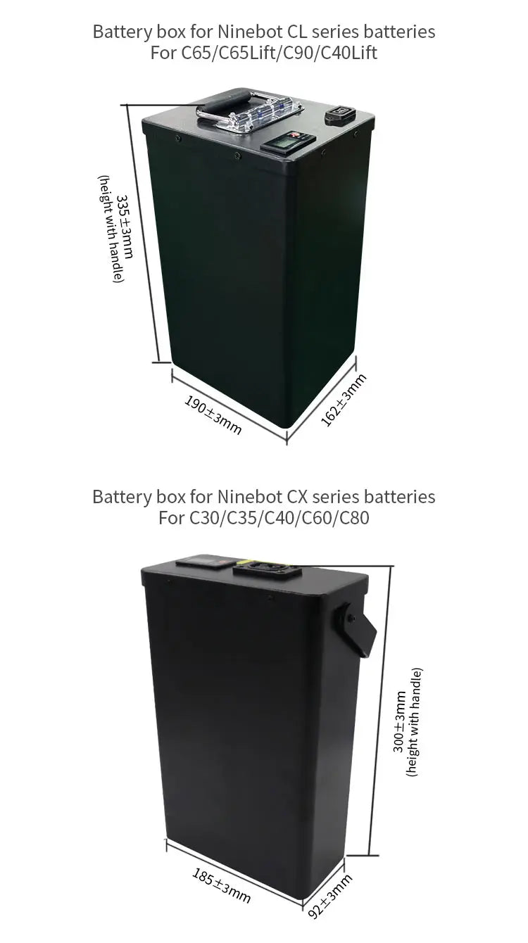 Lithium Battery Box | Aluminum Shell | NIU / Ninebot / SOCO