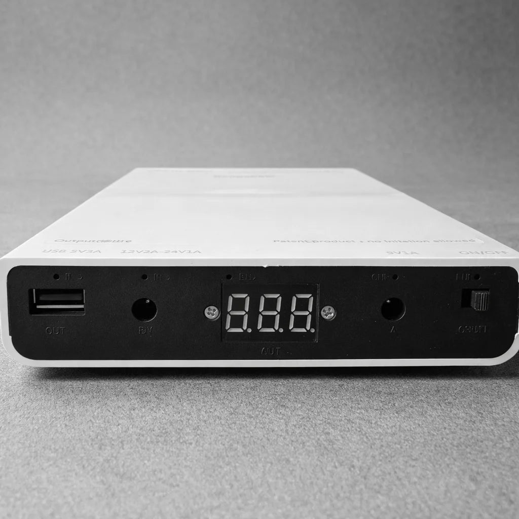 Adjustable 9–24V DC Backup Power Not a Power Bank No Batteries Included
