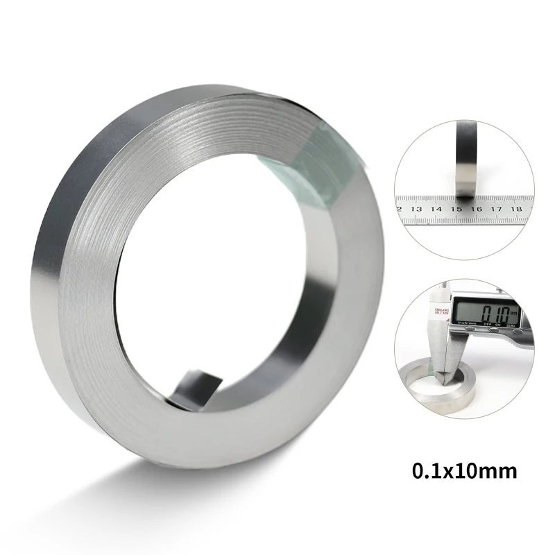 Nickel Strip Roll 10m | 0.2 x 8mm | Battery Spot Welding