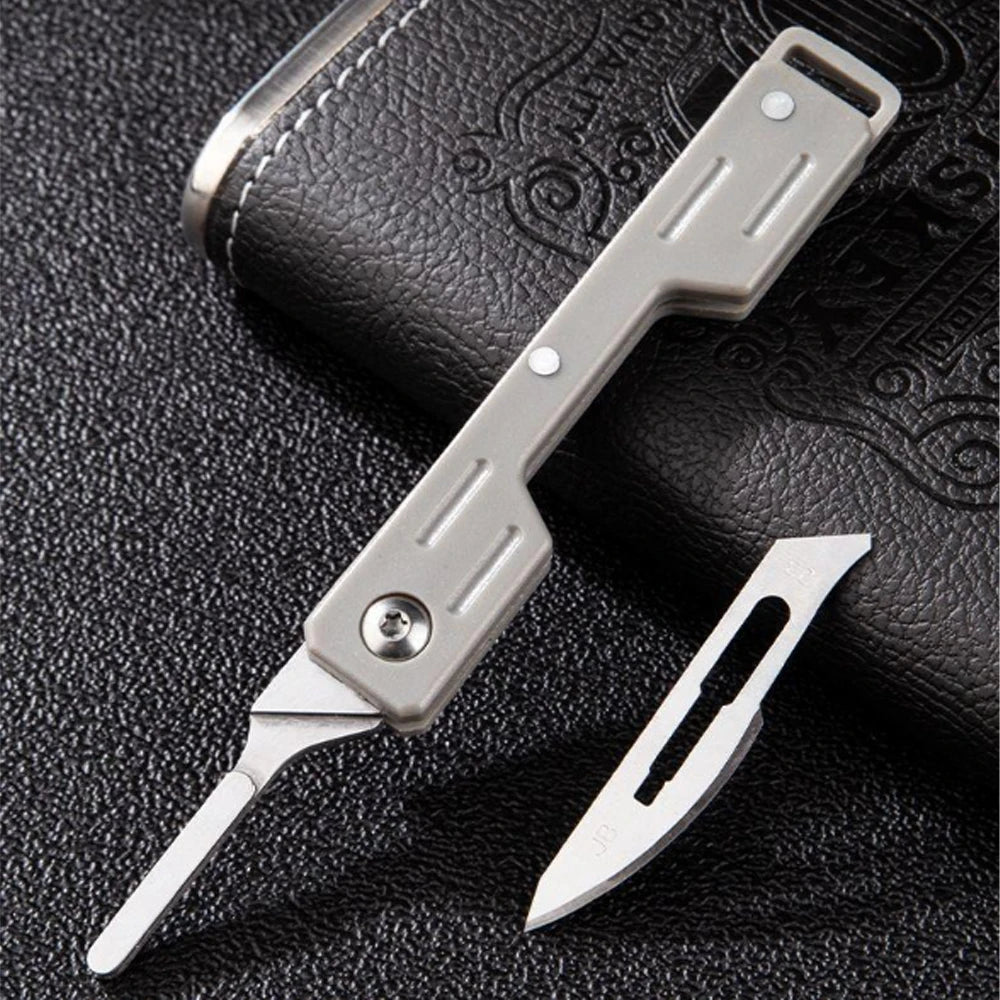 Mini Scalpel Folding Knife | Folding Utility Blade | EDC