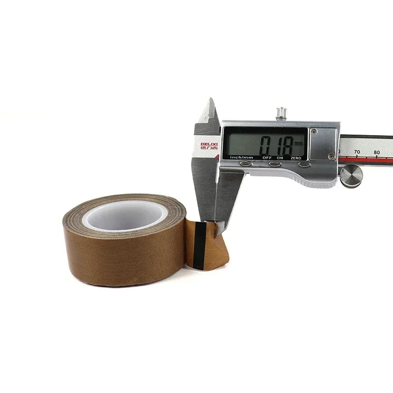 PTFE Adhesive Cloth Tape | 0.13/0.18mm High-Temp | Vacuum Sealing Insulation