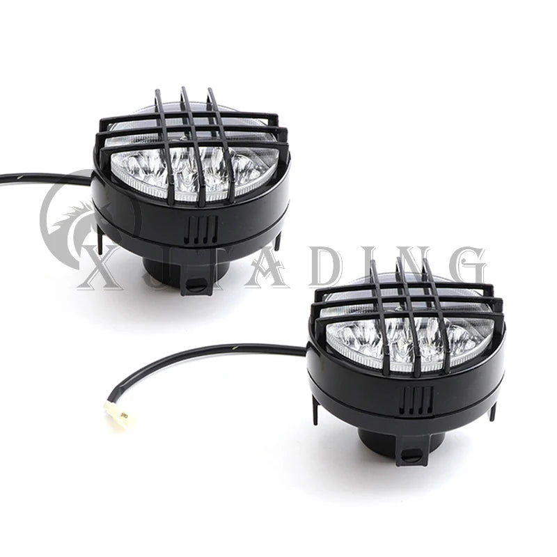 2Pcs Front Head Light Lamp Headlight Assembly For GY6 50cc-125cc Motorcycle Zuma Electrical motorbike Scooter Honda zoomer
