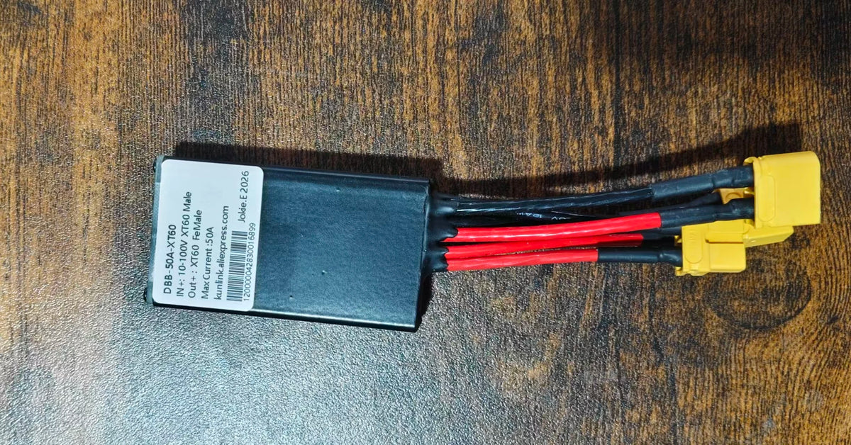 Dual Battery Adapter 12-72V | Parallel Discharge | E-Bike