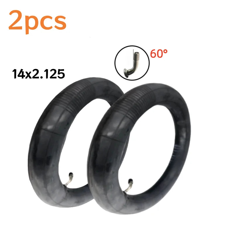 14" E-Bike Inner Tubes | Bent Valve