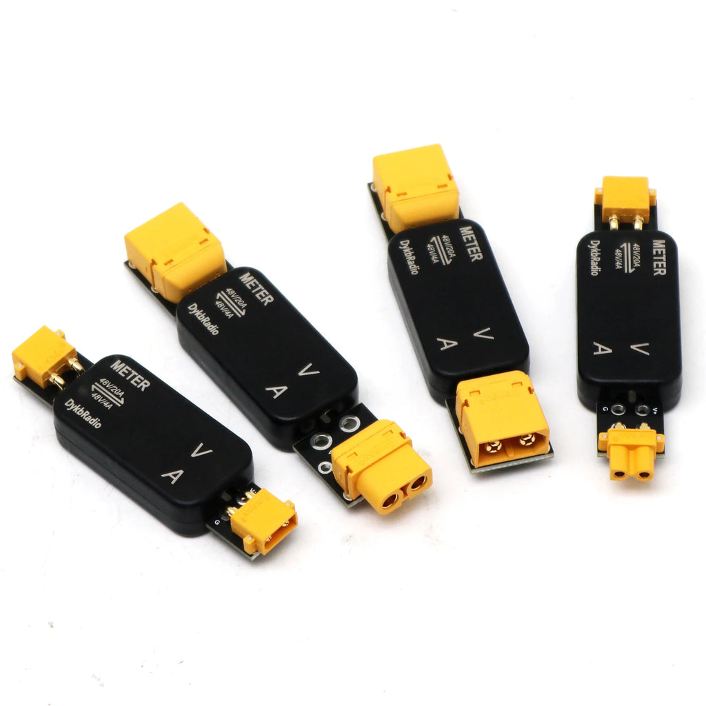 XT30/XT60 DC Meter | Voltage & Current | 20A Bidirectional