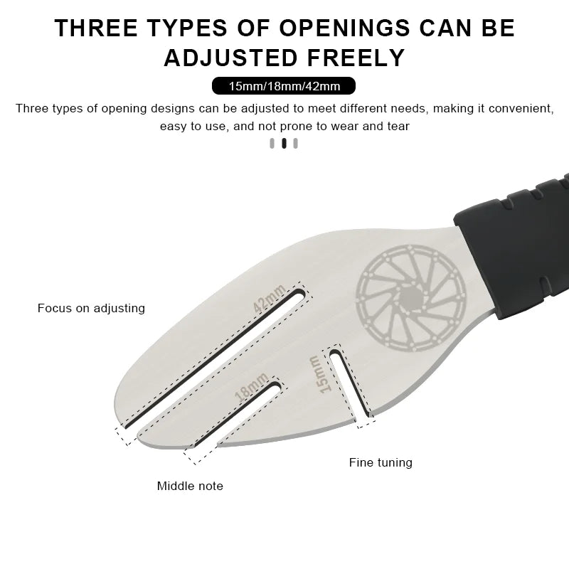Disc Brake Piston Pusher | Stainless Steel Caliper Adjustment Tool | TL-A / TL-B