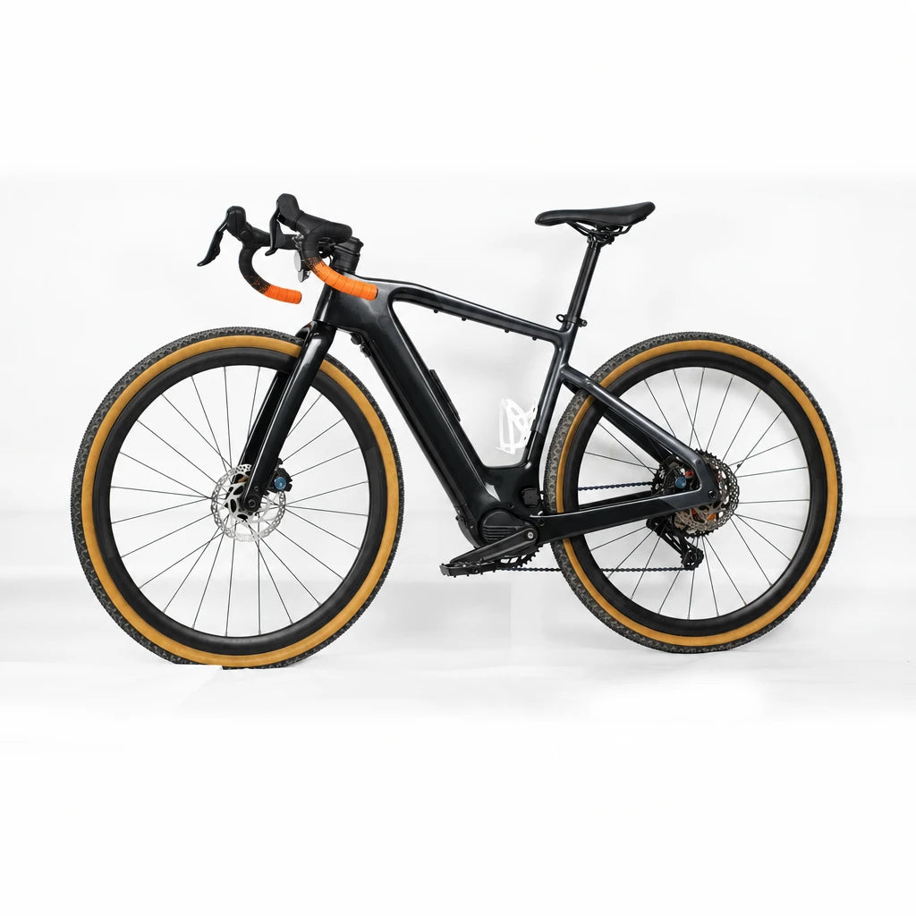 Sick.parts 700C Carbon E-Gravel Bike | 250W Mid-Drive, 36V 15Ah Battery | 12-Speed Hydraulic Disc Brakes