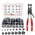 100-Pack 6-25mm Spring Hose Clamps | Plier Kit Included