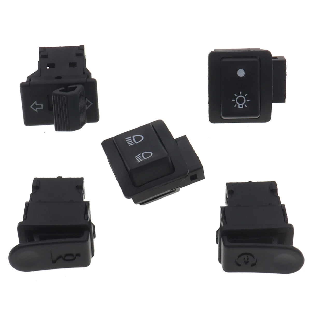 Button Switch Head Light Horn Dimmer Turn Singal Starter