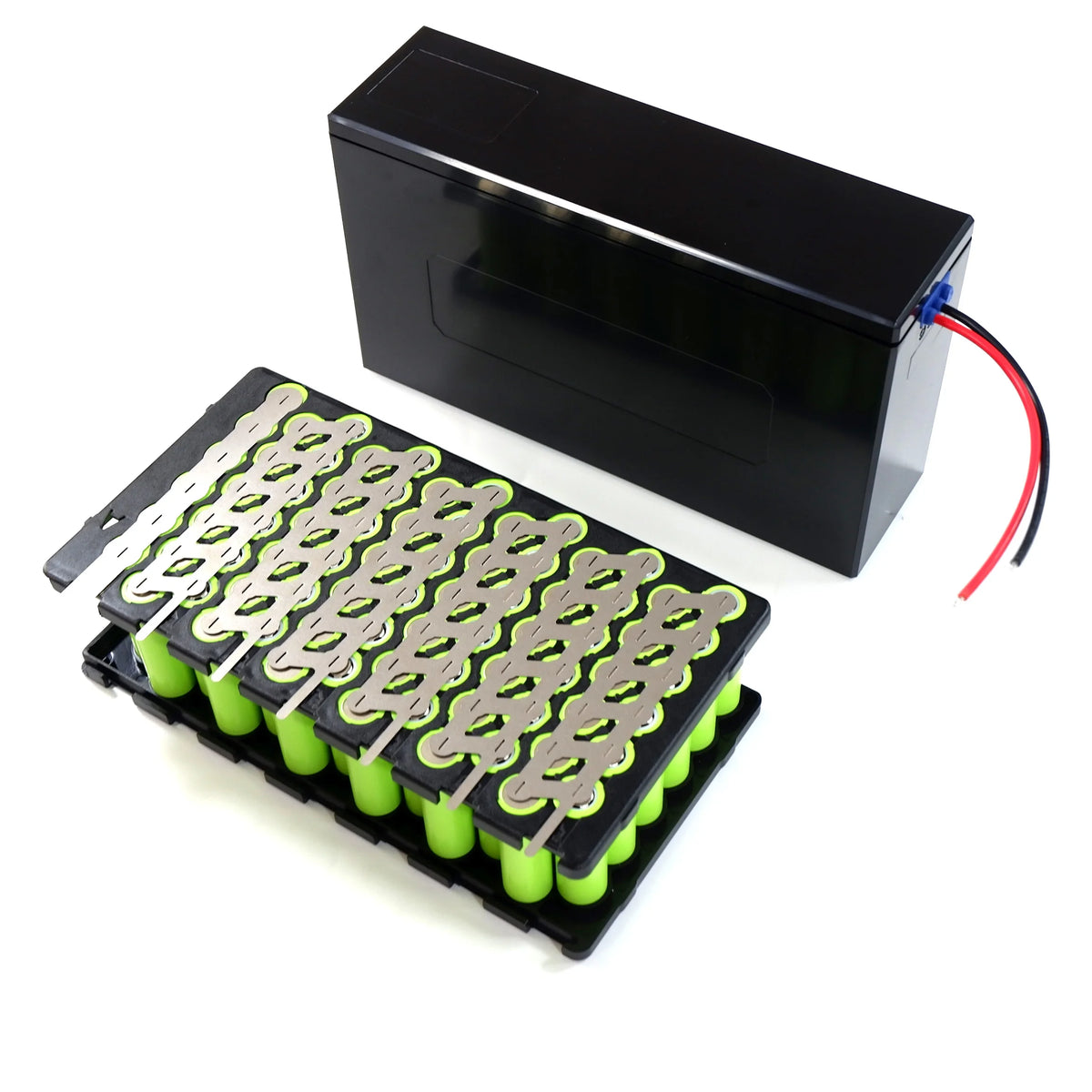 48V 20Ah Li-ion Battery Box Kit | 13S6P Case + 20A BMS | E-Bike