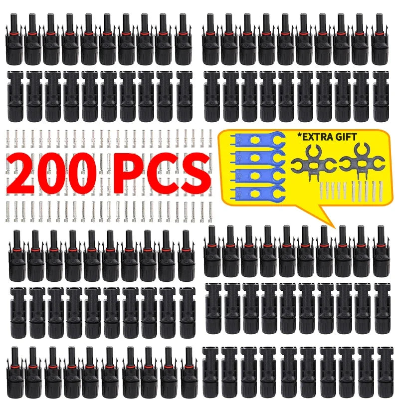 Solar PV Connector Kit | 1000V DC 30A | For 2.5/4/6mm2 Cable