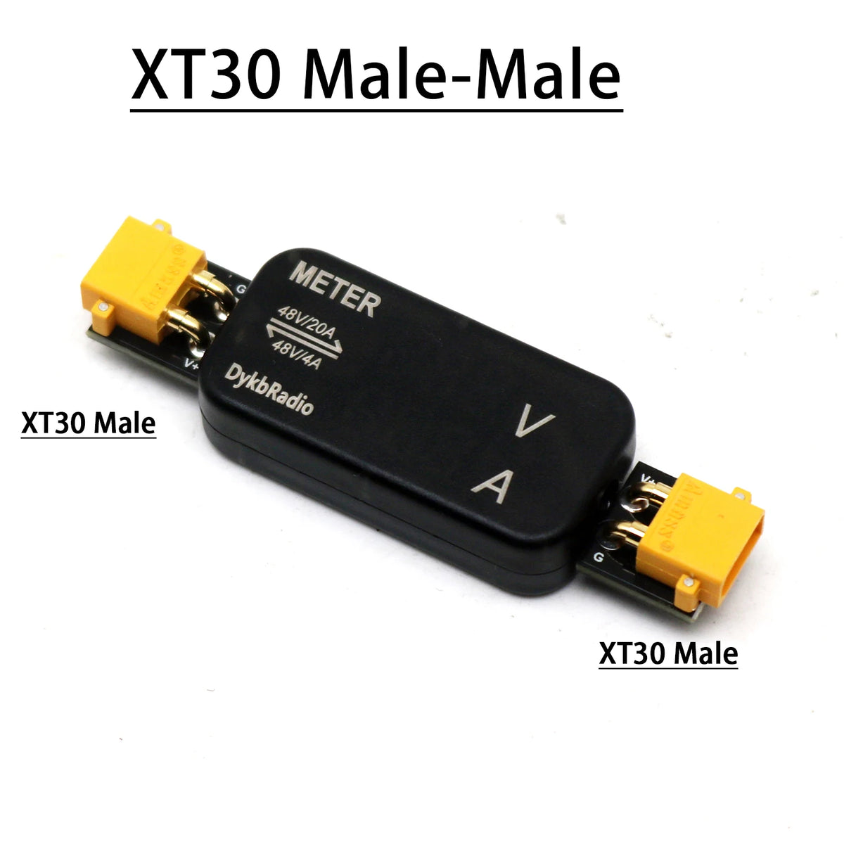 XT30/XT60 DC Meter | Voltage & Current | 20A Bidirectional