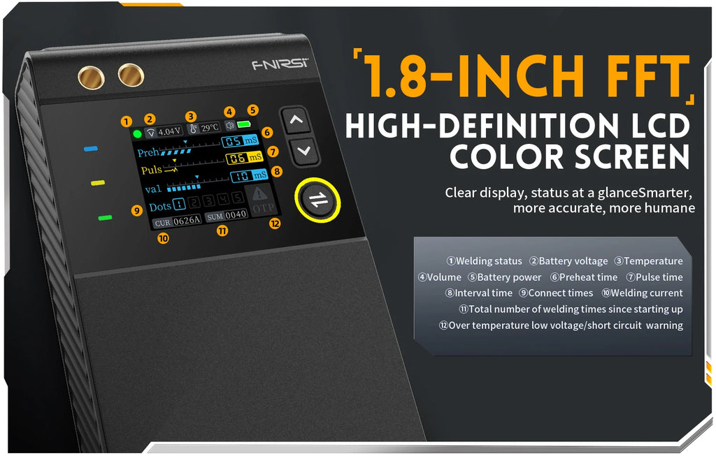 FNIRSI SWM-10 Portable Spot Welder | 5000mAh | 18650 Battery Packs