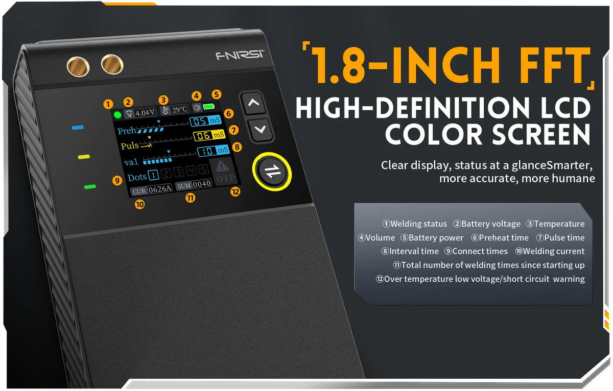 FNIRSI SWM-10 Portable Spot Welder | 5000mAh | 18650 Battery Packs