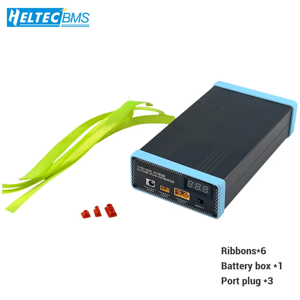21700 6S1P Battery Box Kit | Weld-Free + Built-in 40A BMS | DIY 25.2V Backup Power Supply
