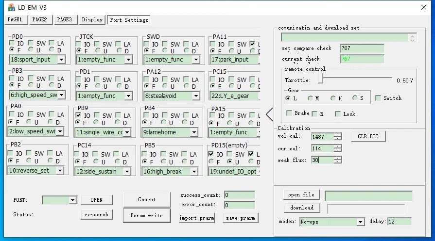 Votol EM150 Controller | 72V 180A Sine Wave | Programmable