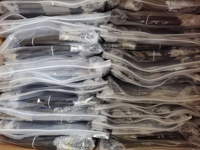 Braided Hydraulic Brake Hose | 10mm Banjo, 28-Degree Fitting | Universal Motorcycle Racing Line