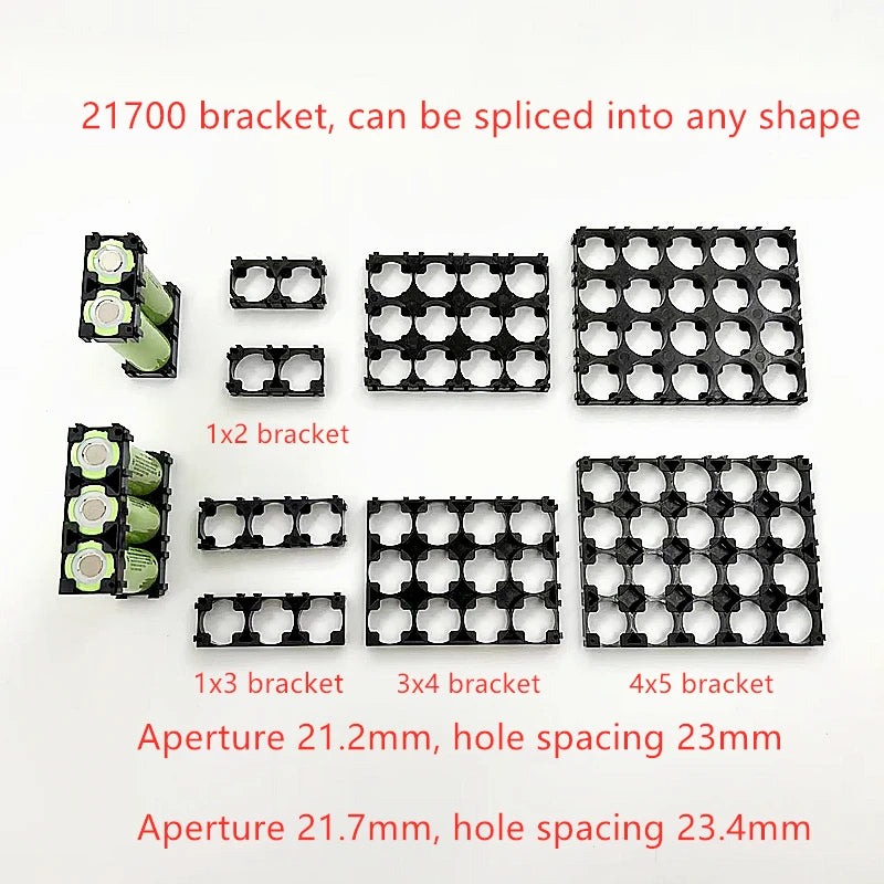 21700 Battery Holder Brackets | Cell Spacers | DIY Pack Builds