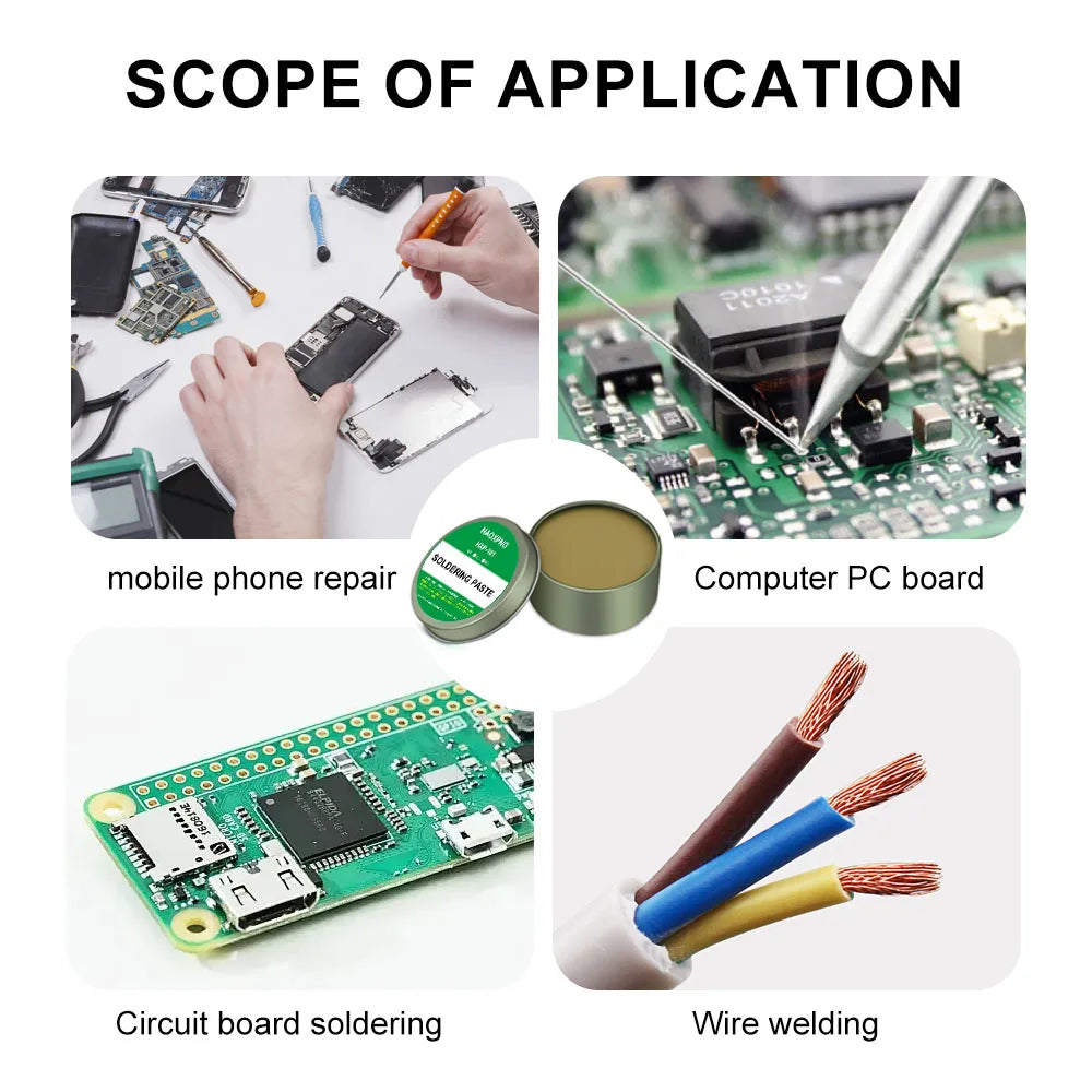 Lead-Free Rosin Flux Paste | Soldering Iron Flux | Iron, Stainless, Nickel & Copper