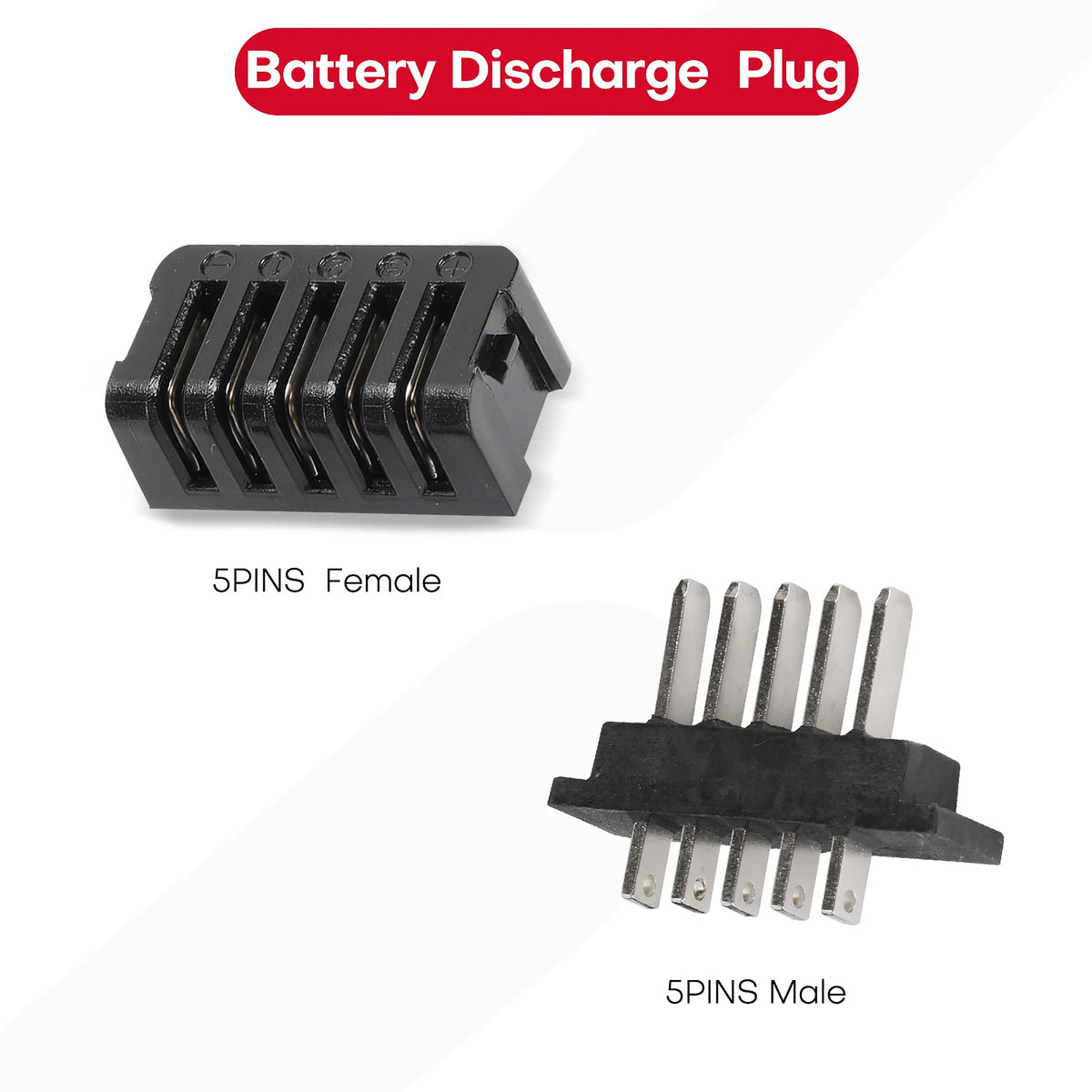 Hailong Power Discharge Connector 4pins / 5pins Male Or Female/ Ebike Parts Power Plug