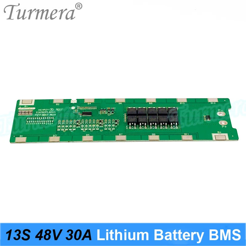 Turmera 13S 48V 30A BMS | Lithium Protection Board | E-Bike