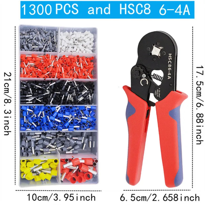 VE Tubular Crimp Terminal Kit | Insulated Ferrules | Boxed Assortment