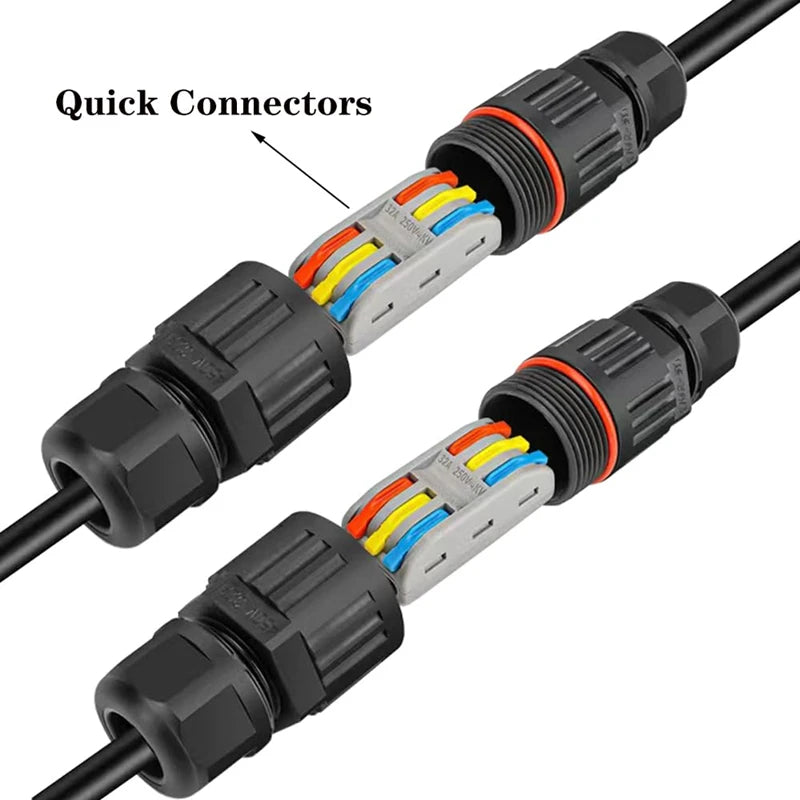 IP68 Waterproof Wire Connector | 2/3-Pin | Quick Connect