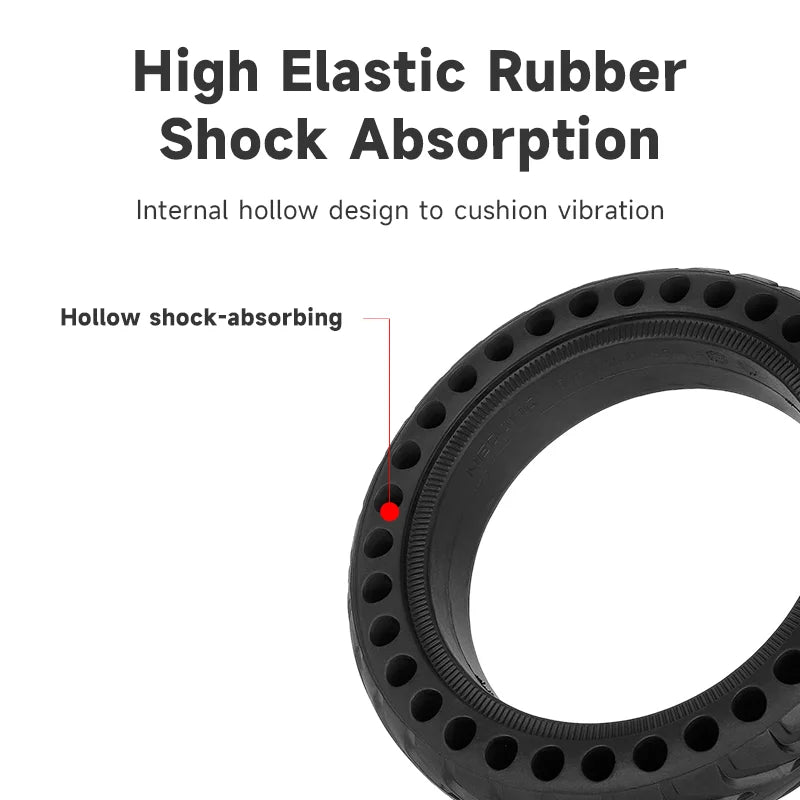 Solid Honeycomb Tire 8.5" | Puncture-Proof | E-Scooter