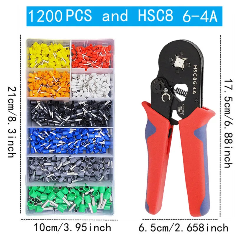 VE Tubular Crimp Terminal Kit | Insulated Ferrules | Boxed Assortment