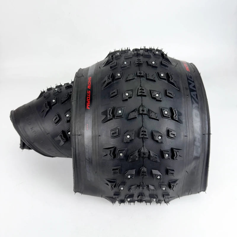 CHAOYANG Fat Tire 26x4.0 | Snow/MTB Studded Spike | 120TPI Folding