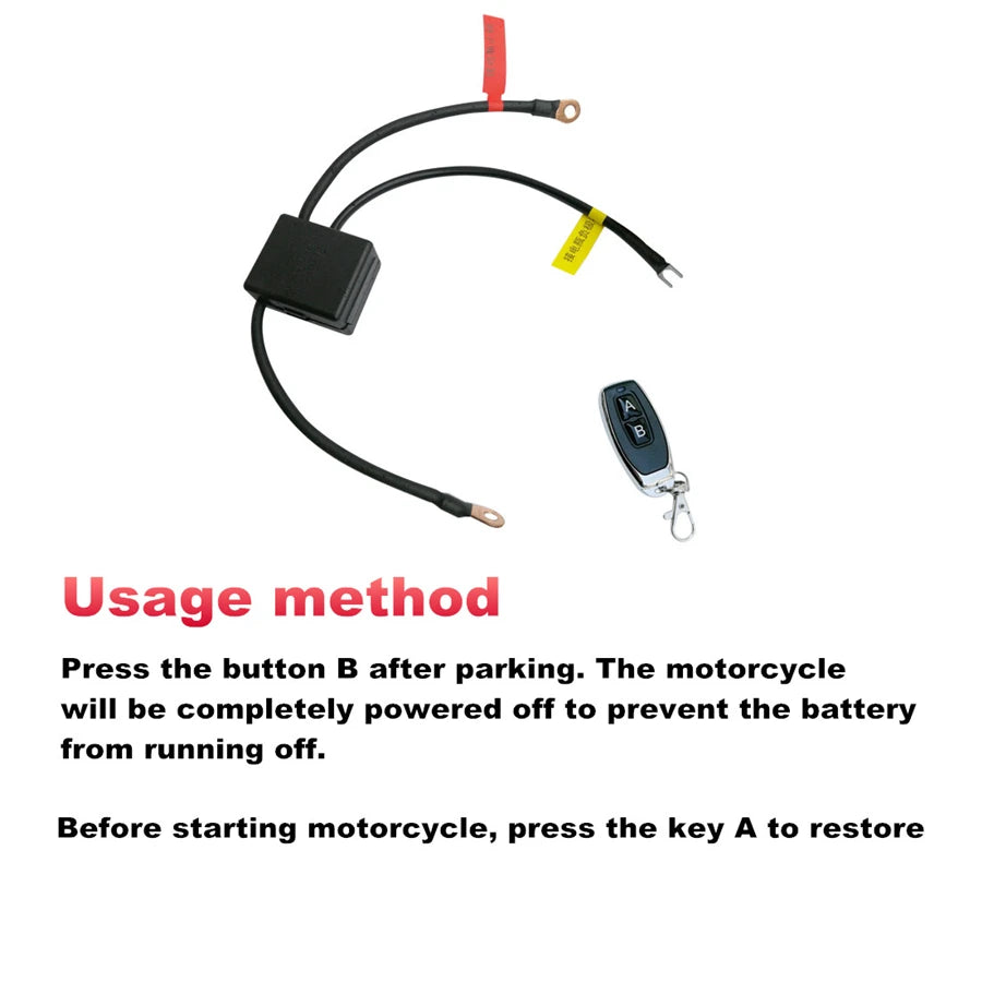 Wireless Battery Disconnect Switch | 12V Remote Cut-Off | Anti-Drain