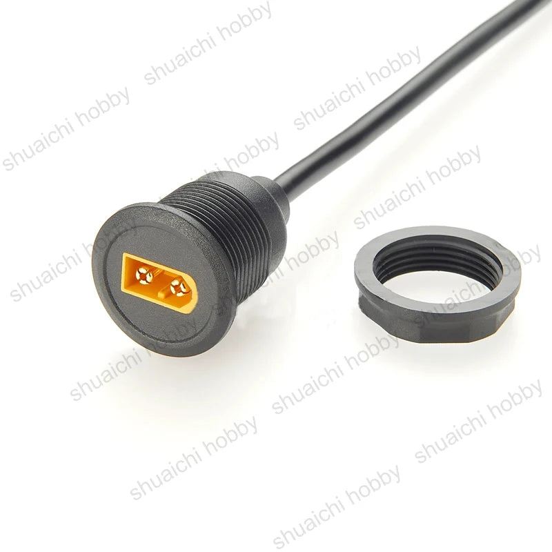 XT60 Extension Cable | Male to Female | Panel-Mountable