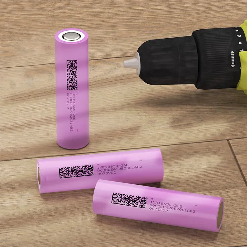 18650 Battery INR18650-26E 2600mAh 3.7V Li-Ion High Current Rechargeable Power Cell