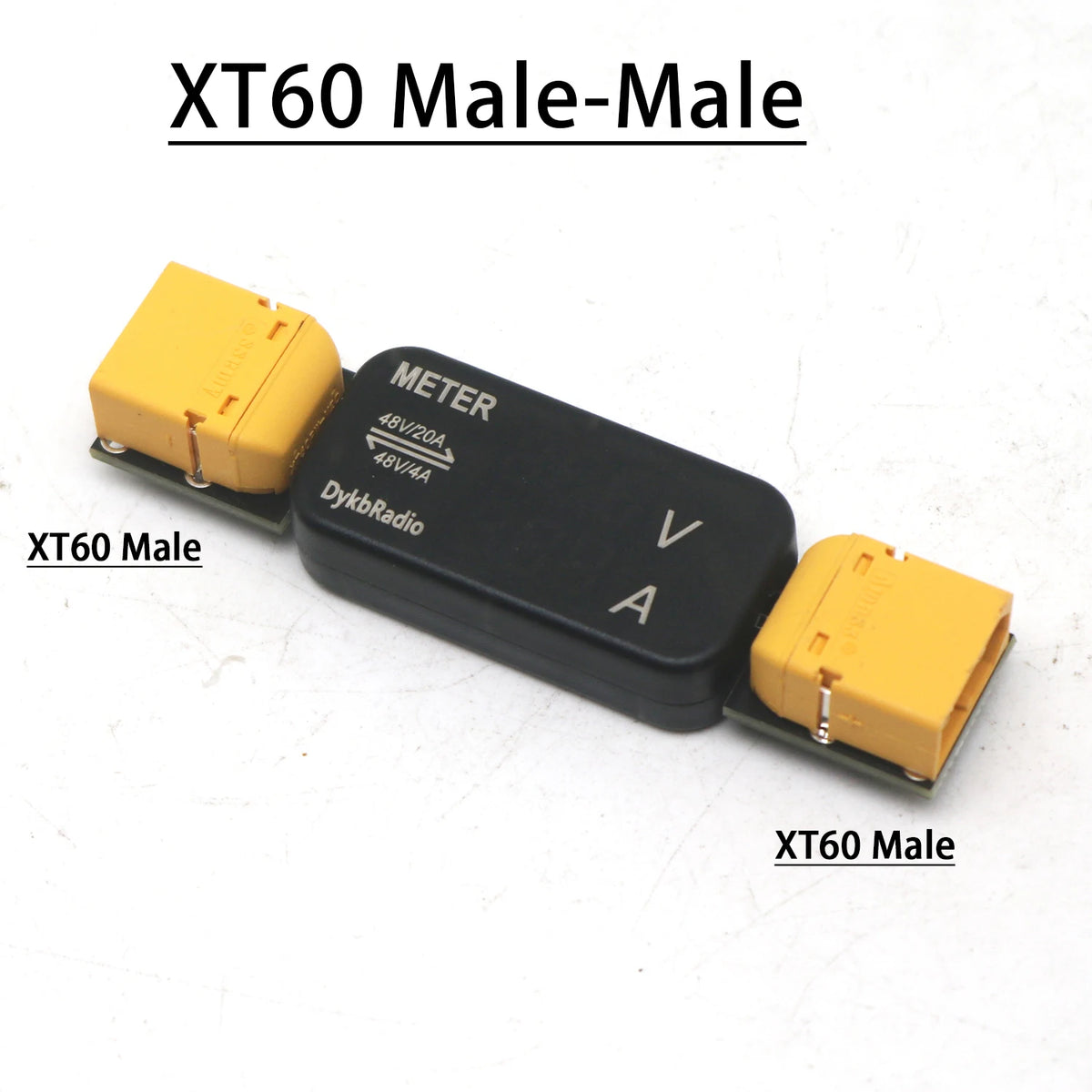 XT30/XT60 DC Meter | Voltage & Current | 20A Bidirectional
