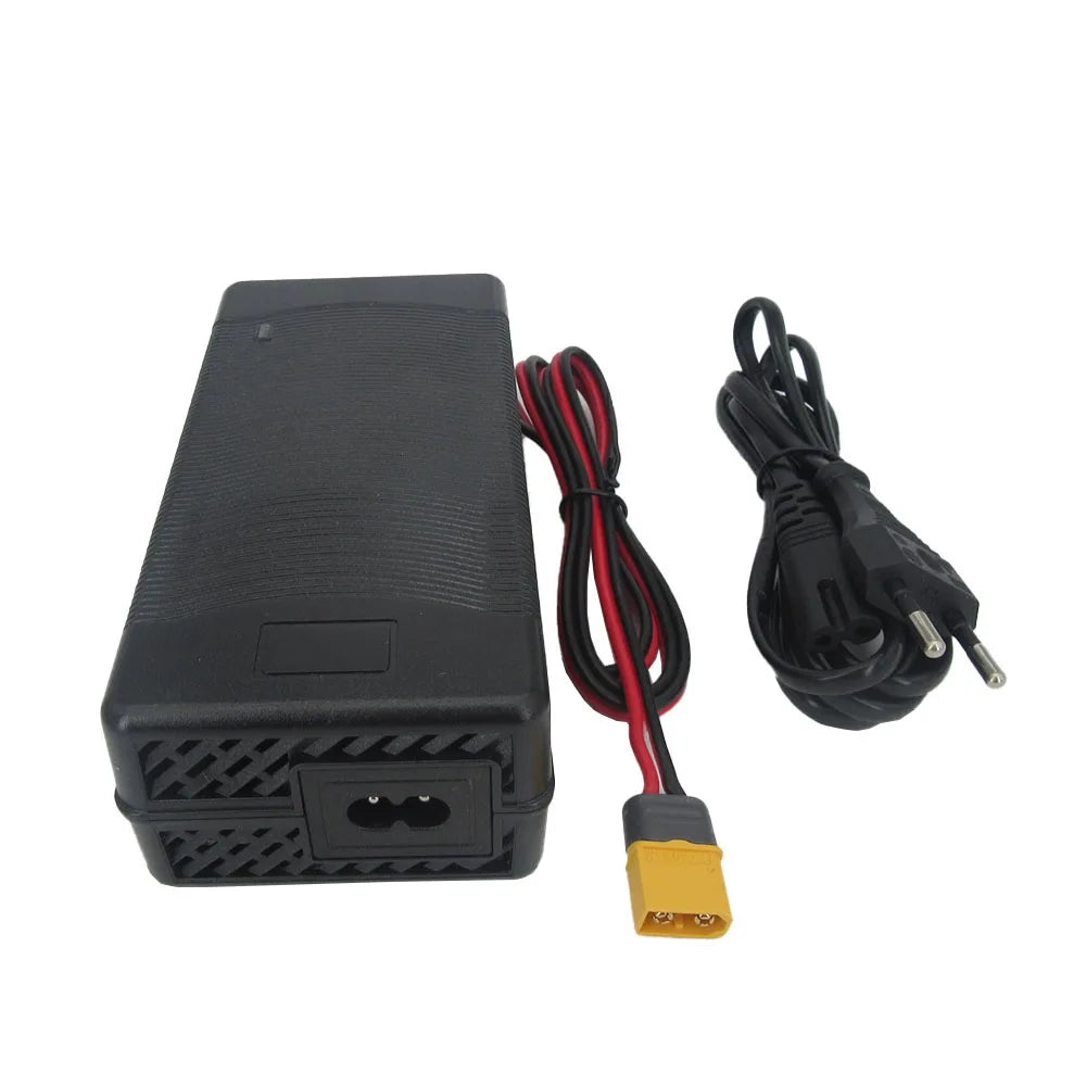 48V 4A Li-Ion Charger | 54.6V 13S Fast Charge | XLR + Fan