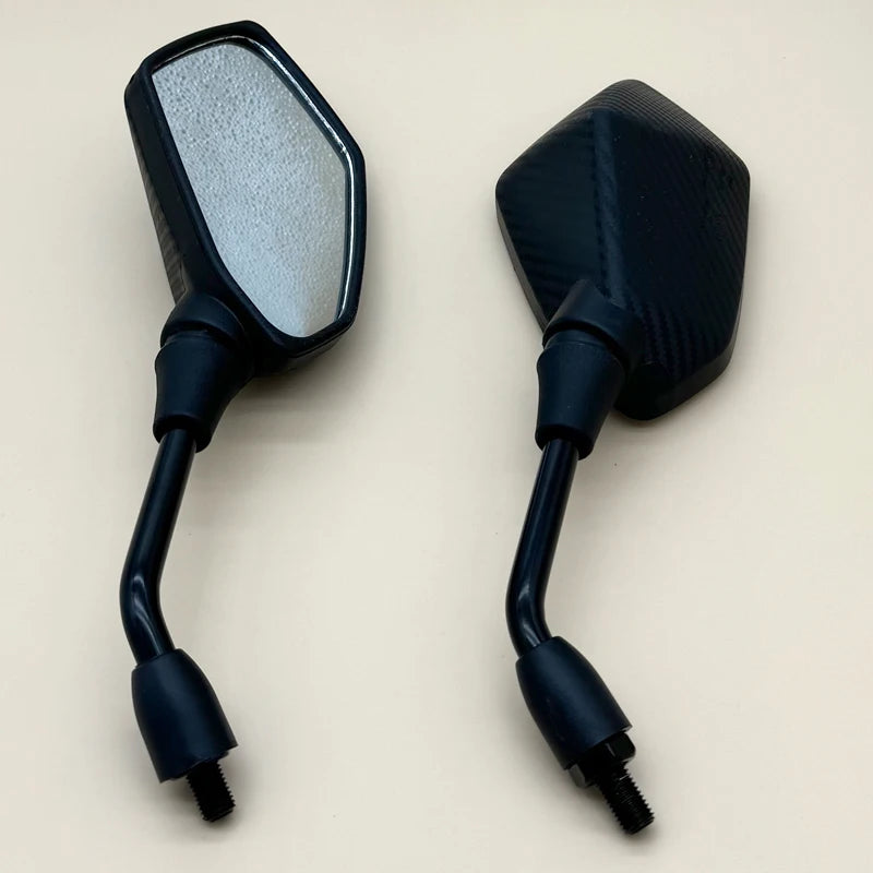 Handlebar Mirrors (Pair) | Convex Wide-Angle | 8/10mm Mount